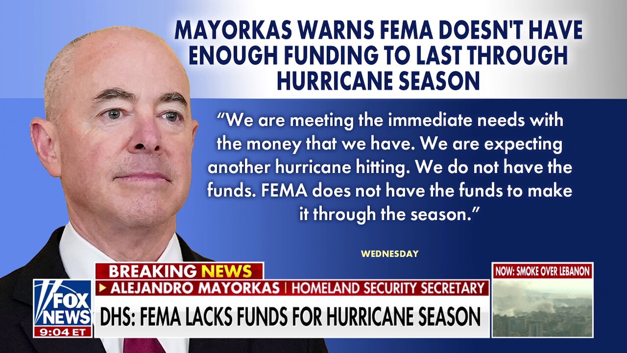 FEMA Lacks Funds for Hurricanes Following 640.9M Allocation to Migrant